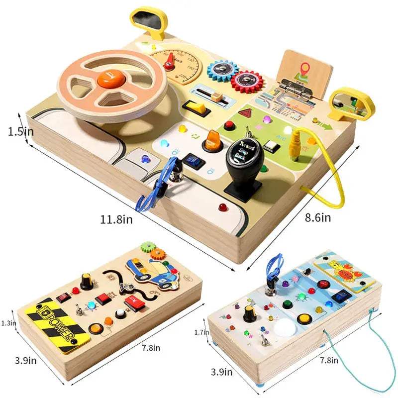 Montessori Busy Board Sensory Educational Toy For Travel - ToylandEU