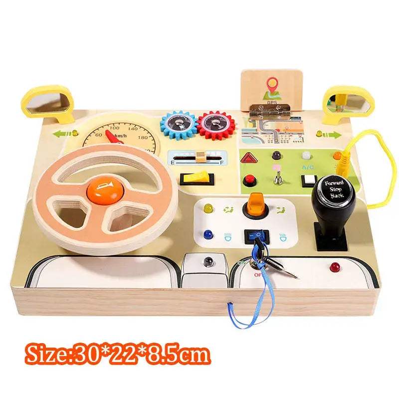 Montessori Busy Board Sensory Educational Toy For Travel - ToylandEU