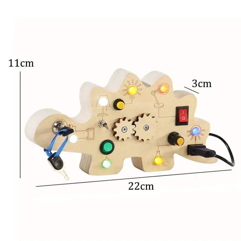 Montessori Busy Board Sensory Educational Toy For Travel - ToylandEU