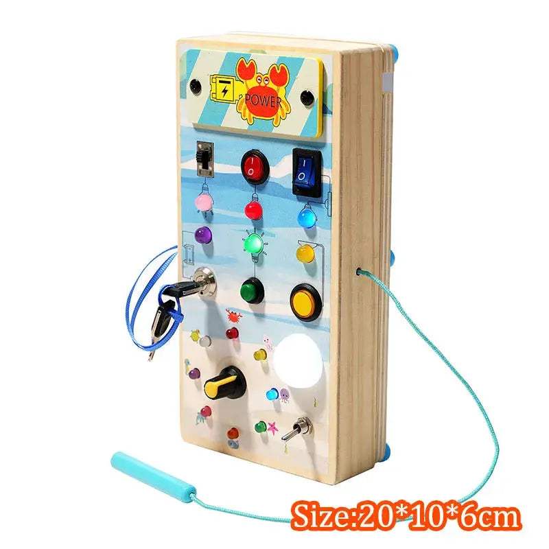 Montessori Busy Board Sensory Educational Toy For Travel - ToylandEU