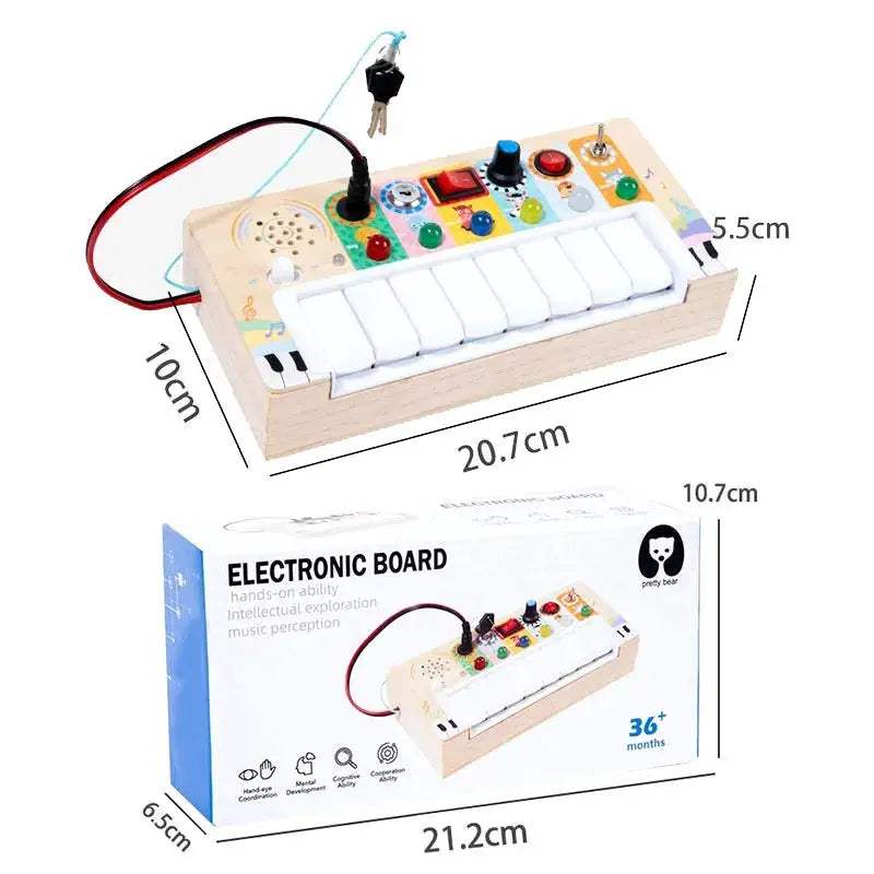 Montessori Busy Board Sensory Educational Toy For Travel - ToylandEU