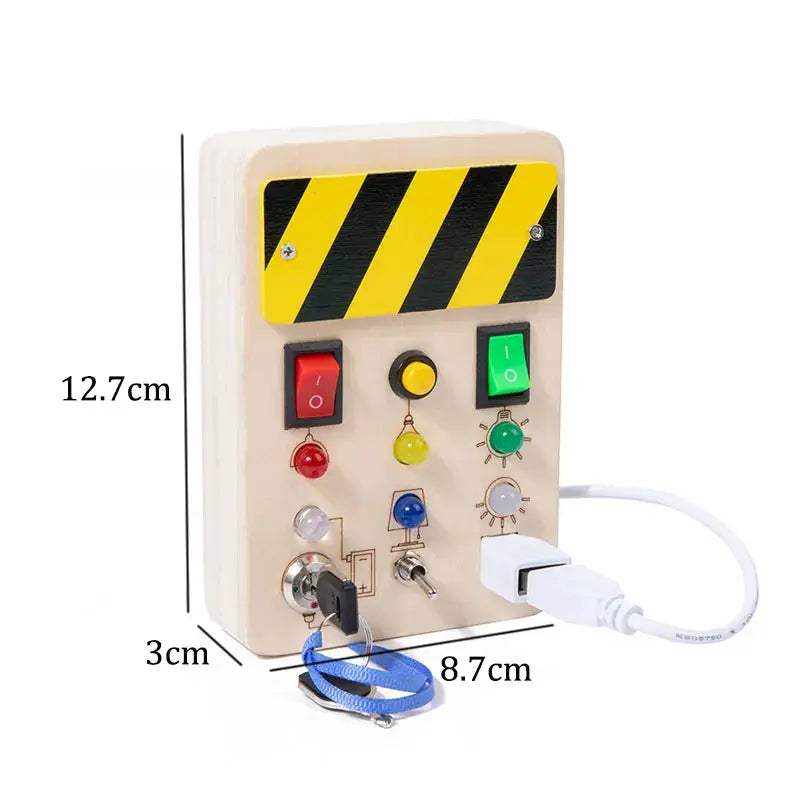 Montessori Busy Board Sensory Educational Toy For Travel - ToylandEU
