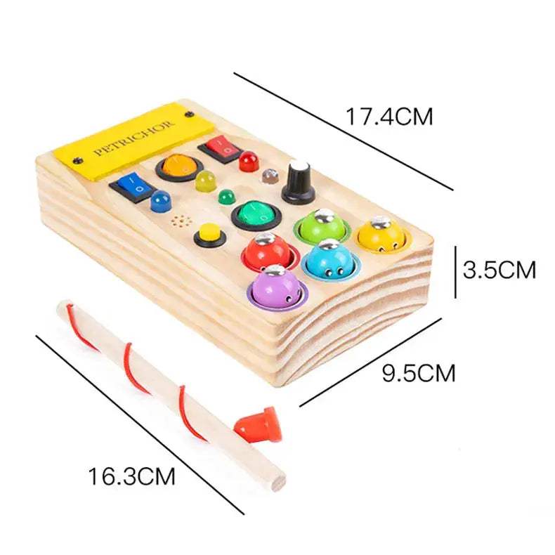Montessori Busy Board Sensory Educational Toy For Travel - ToylandEU