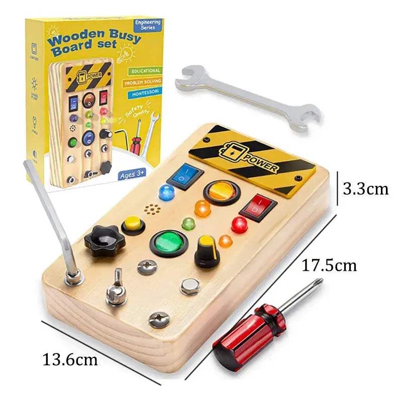 Montessori Busy Board Sensory Educational Toy For Travel - ToylandEU