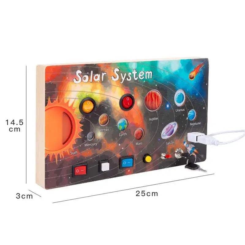Montessori Busy Board Sensory Educational Toy For Travel - ToylandEU