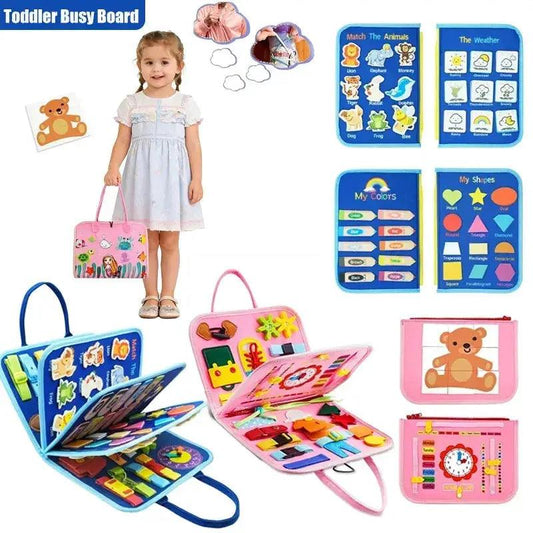  Montessori Busy Board Sensory Play Fine Motor -  ToylandEU™