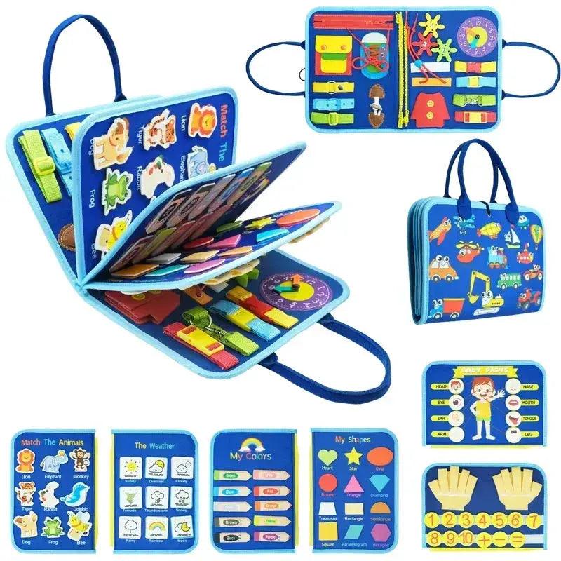  Montessori Busy Board Sensory Play Fine Motor -  ToylandEU™