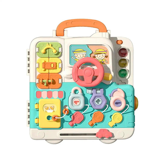  Montessori Busy Board Sensory Switch Toy Builds Skills -  ToylandEU™