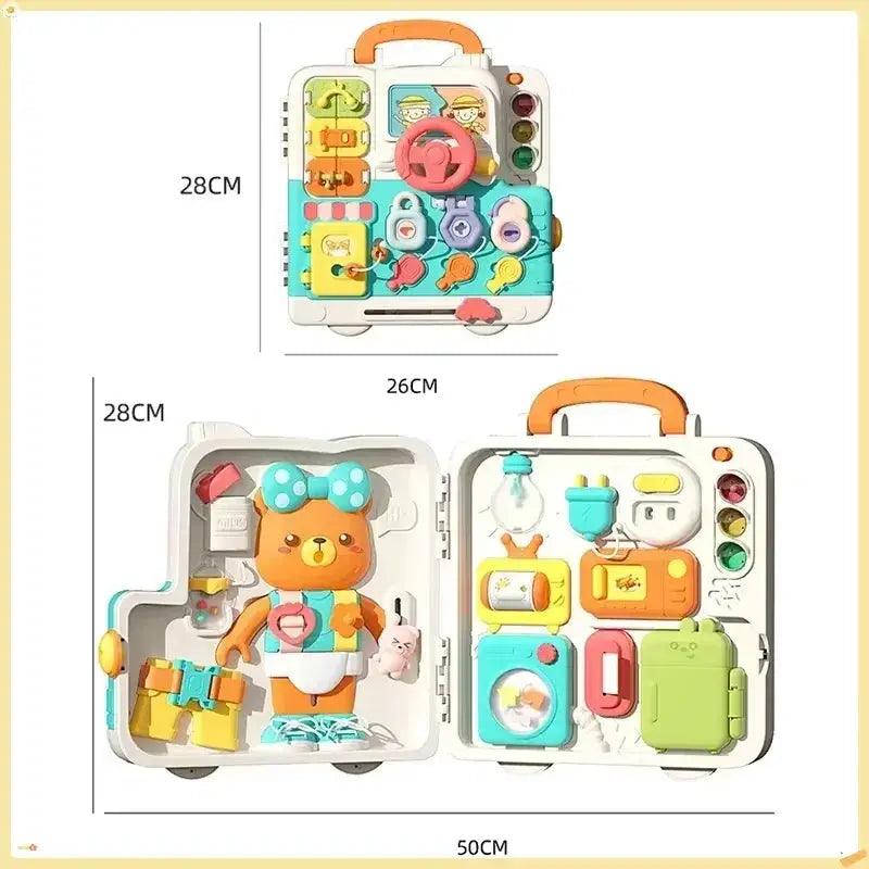  Montessori Busy Board Sensory Switch Toy Builds Skills -  ToylandEU™