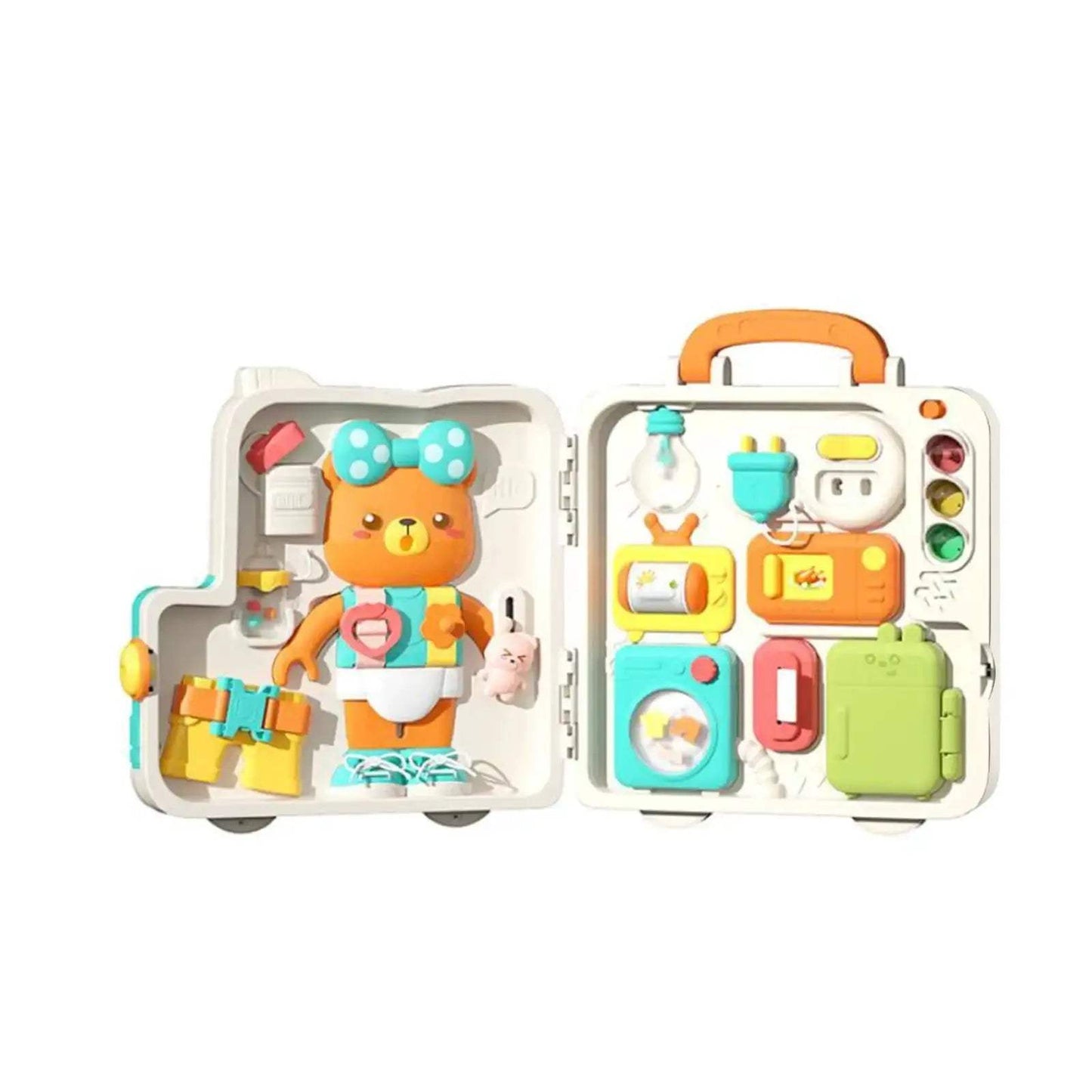 Montessori Busy Board Sensory Switch Toy Builds Skills For Preschoolers - ToylandEU