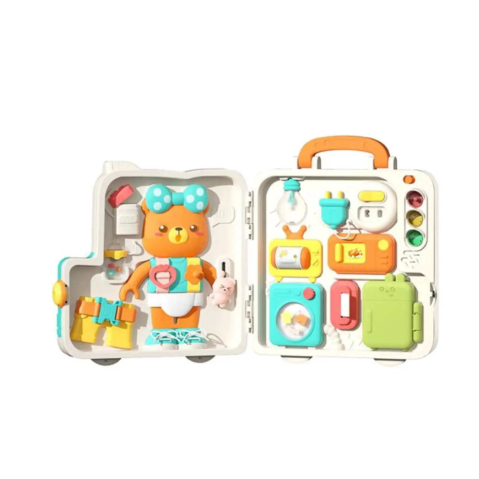 Montessori Busy Board Sensory Switch Toy Builds Skills For Preschoolers - ToylandEU