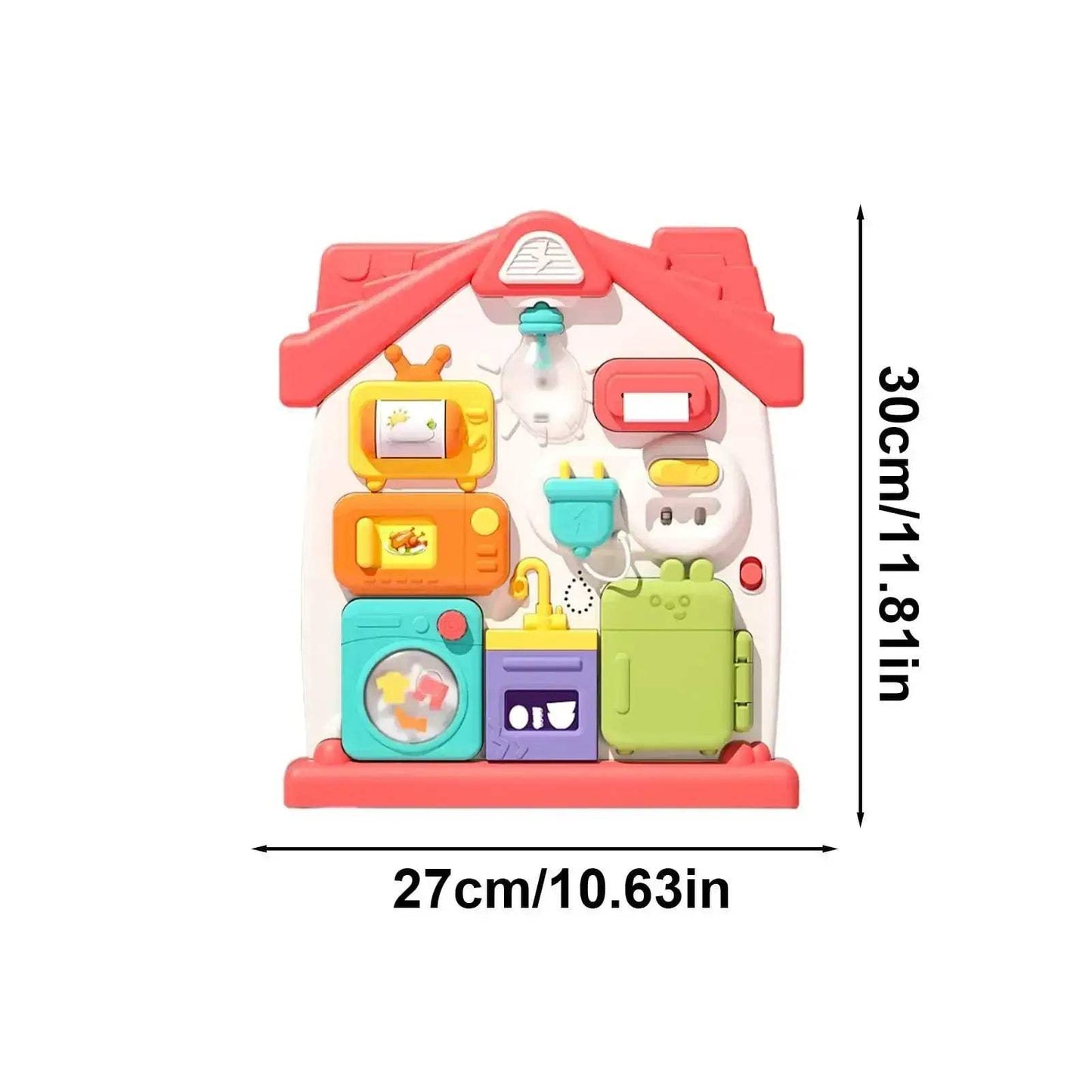Montessori Busy Board Sensory Toy That Develops Motor Skills - ToylandEU