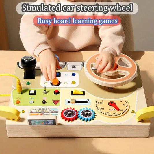  Montessori Busy Board Travel Toy Durable Sensory -  ToylandEU™