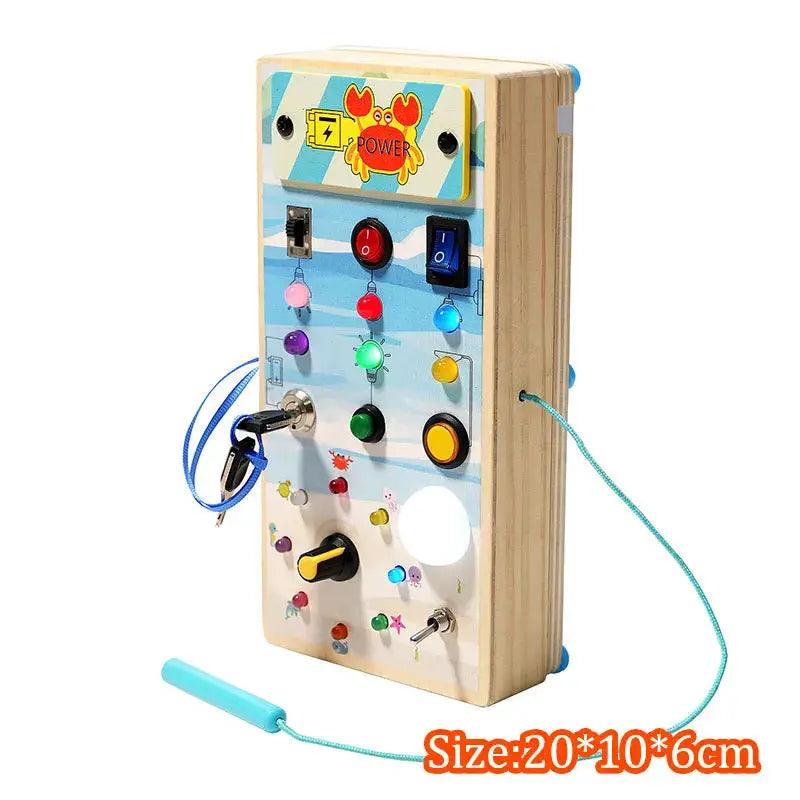  Montessori Busy Board Travel Toy Durable Sensory -  ToylandEU™