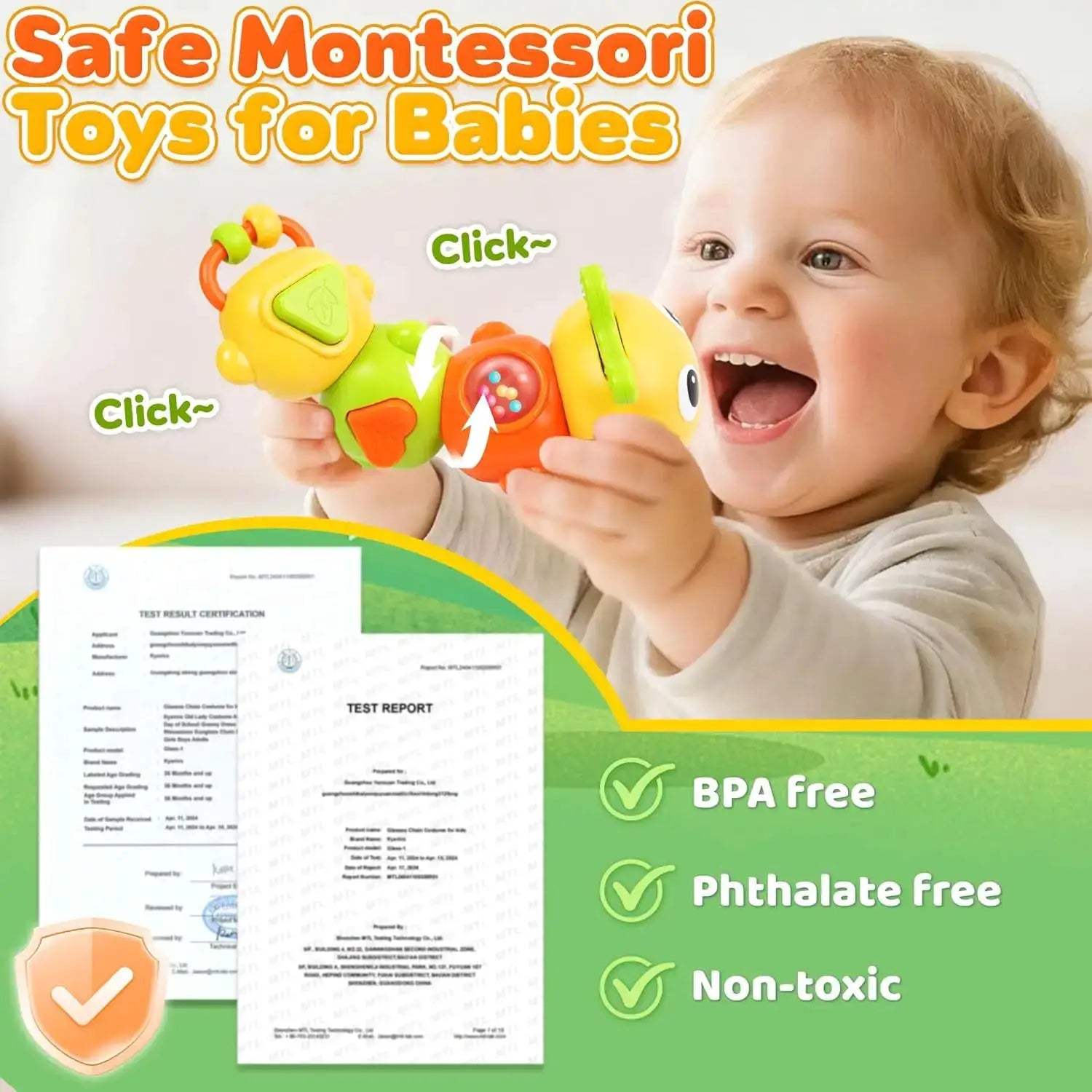 Montessori Busy Board Travel Toy For Toddlers On The Go - ToylandEU