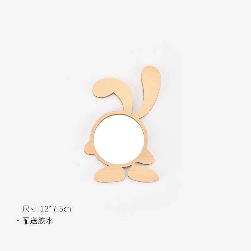 DIY Montessori Busy Board Wooden Toy Accessory Animal Hourglas Alarm Clock Mirror Educational Unlock Sensory Toy - ToylandEU