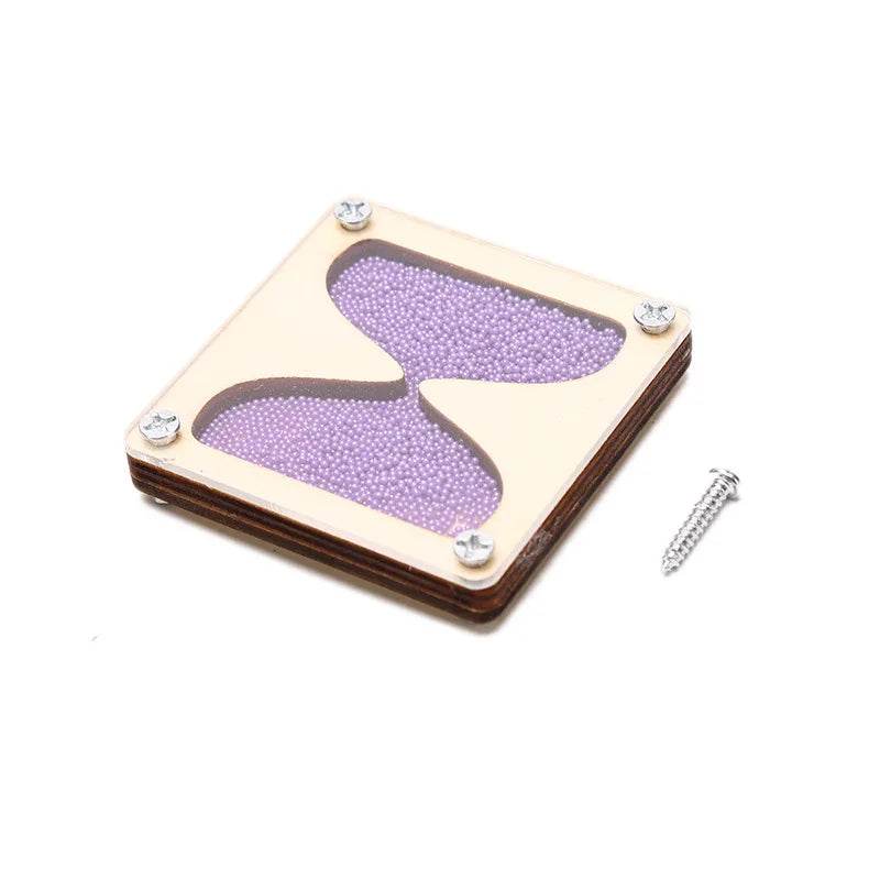 DIY Montessori Busy Board Wooden Toy Accessory Animal Hourglas Alarm Clock Mirror Educational Unlock Sensory Toy - ToylandEU
