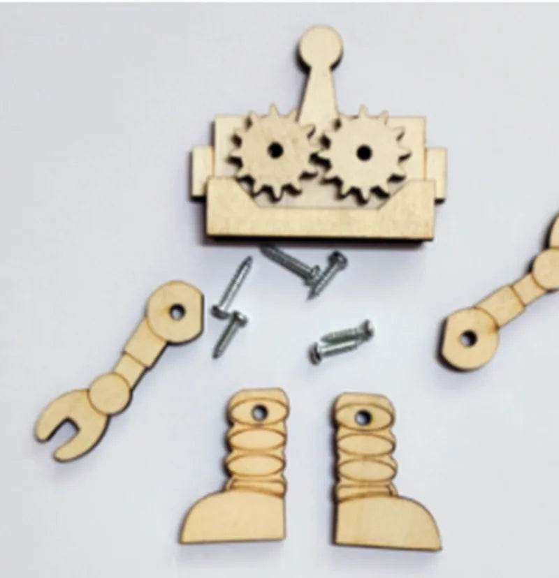 DIY Montessori Busy Board Wooden Toy Accessory Animal Hourglas Alarm Clock Mirror Educational Unlock Sensory Toy - ToylandEU