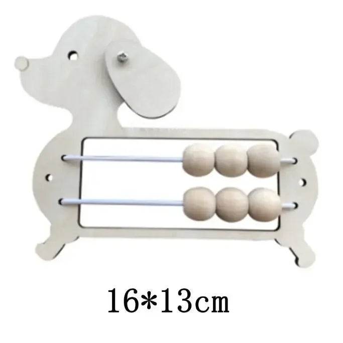 DIY Montessori Busy Board Wooden Toy Accessory Animal Hourglas Alarm Clock Mirror Educational Unlock Sensory Toy - ToylandEU