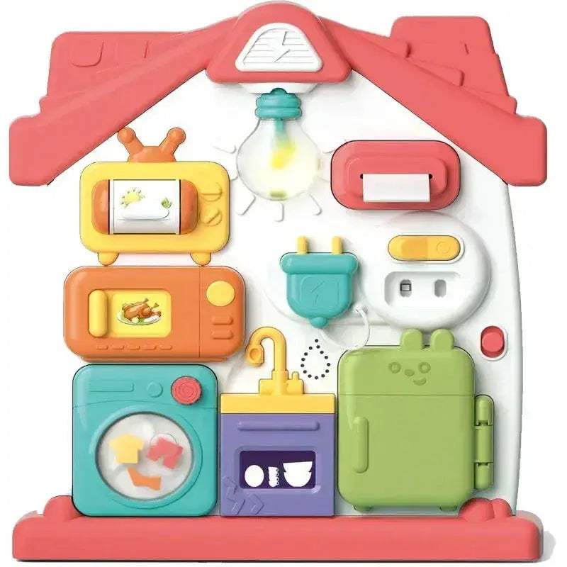 Montessori Busy Board for Toddlers With Music and Lights - ToylandEU