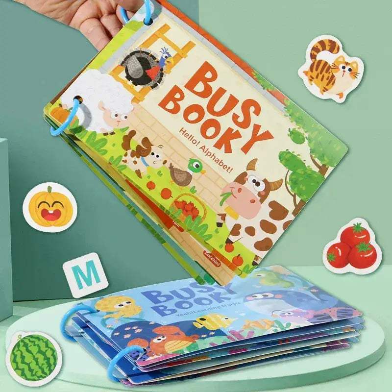 Montessori Busy Book For Babies 0-3 Years Early Learning Toy - ToylandEU