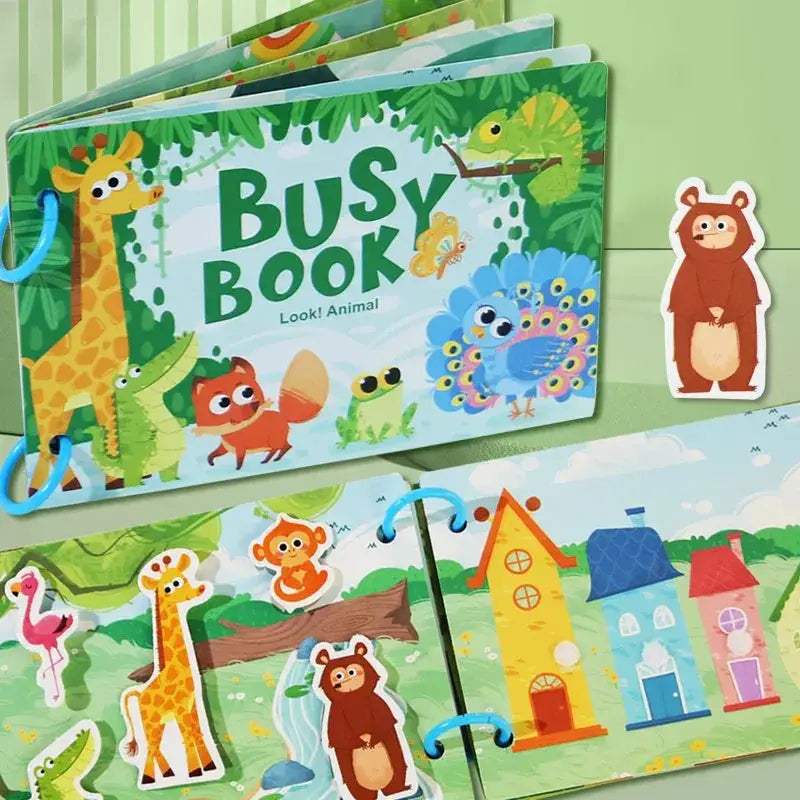 Montessori Busy Book For Babies 0-3 Years Early Learning Toy - ToylandEU