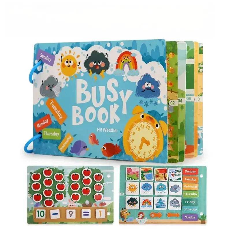 Montessori Busy Book For Babies 0-3 Years Early Learning Toy - ToylandEU