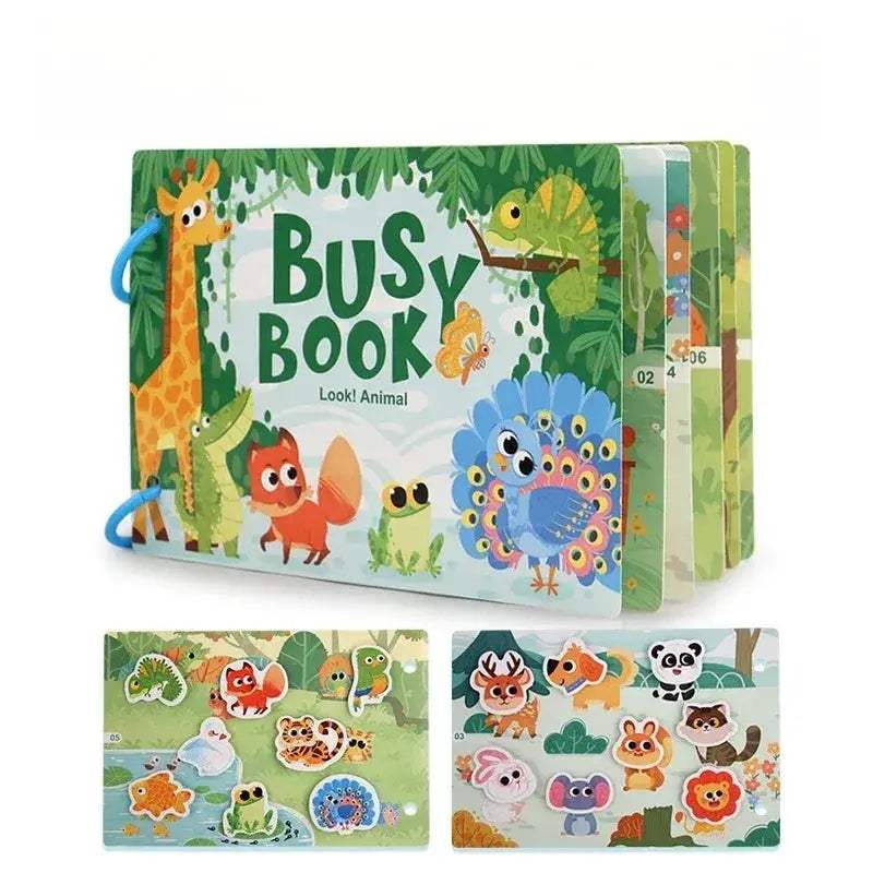 Montessori Busy Book For Babies 0-3 Years Early Learning Toy - ToylandEU