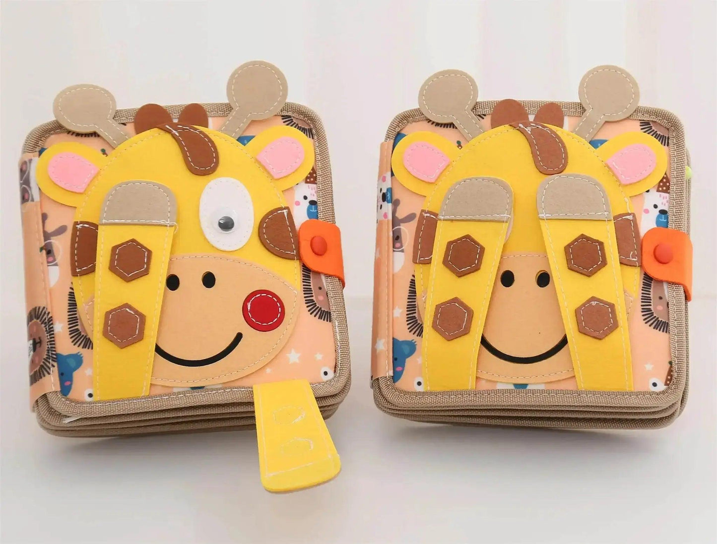 Montessori Busy Book For Kids Giraffe Quiet Book Color Shape Cognition Fine Motor Toy -  ToylandEU™