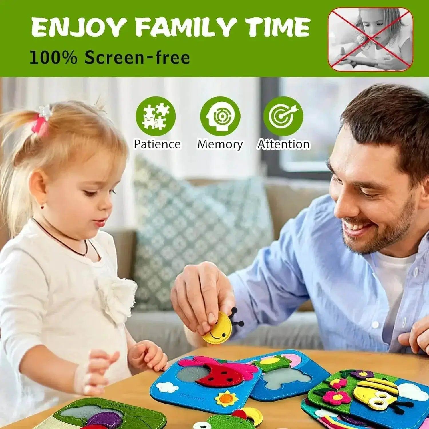  Montessori Busy Book For Kids Giraffe Quiet Book Color Shape Cognition Fine Motor Toy -  ToylandEU™