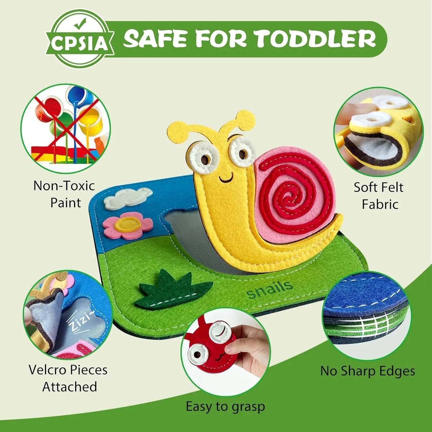 Montessori Toys Busy Book for Kids Color Shape Animal Cognition Early Education Toys Giraffe Quiet Book Fine Motor Toys - ToylandEU