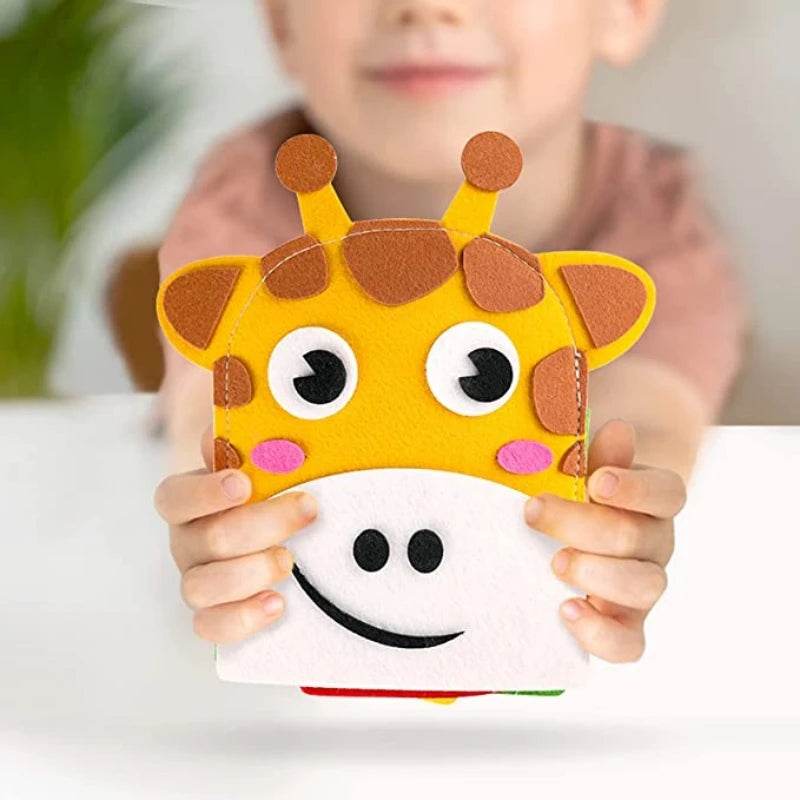 Montessori Toys Busy Book for Kids Color Shape Animal Cognition Early Education Toys Giraffe Quiet Book Fine Motor Toys - ToylandEU