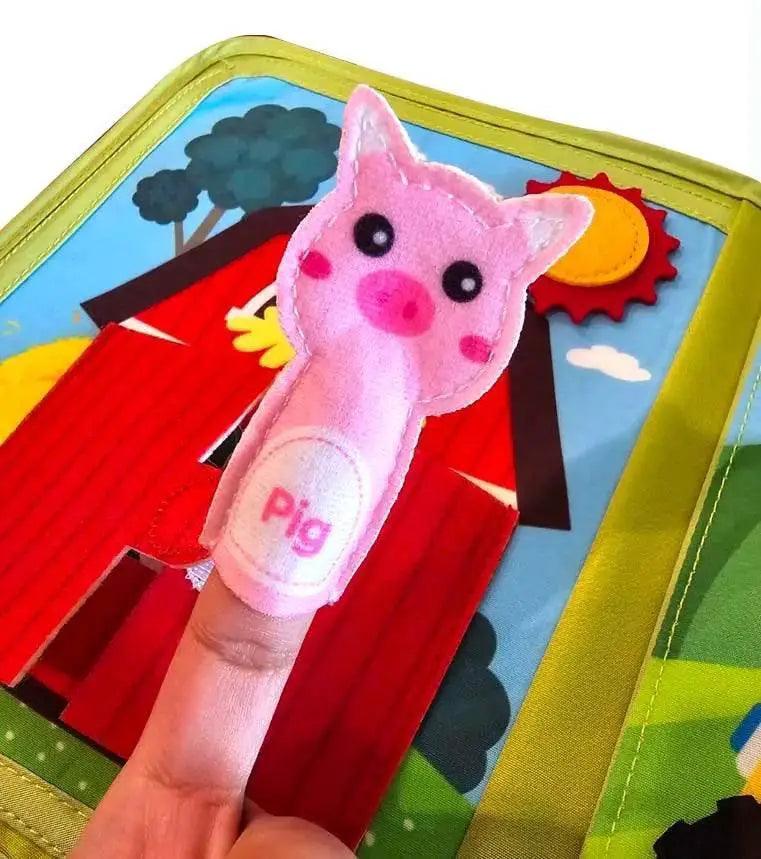  Montessori Busy Book For Toddlers Felt Sensory Toys And Life Skills Matching Activities -  ToylandEU™