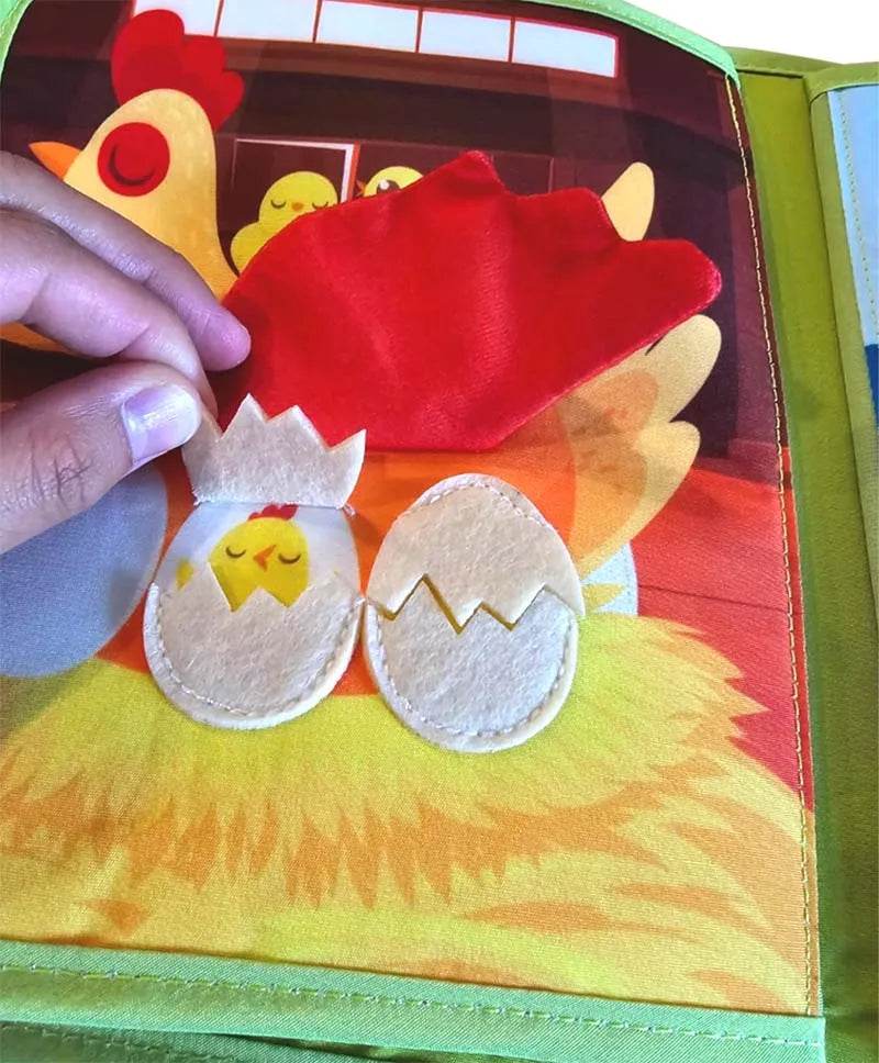 Activity Busy Book Montessori Educational Learning Books For Toddler Busy Board Felt Sensory Toys with Life Skills Matching Toys - ToylandEU