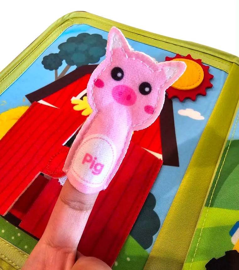 Activity Busy Book Montessori Educational Learning Books For Toddler Busy Board Felt Sensory Toys with Life Skills Matching Toys - ToylandEU