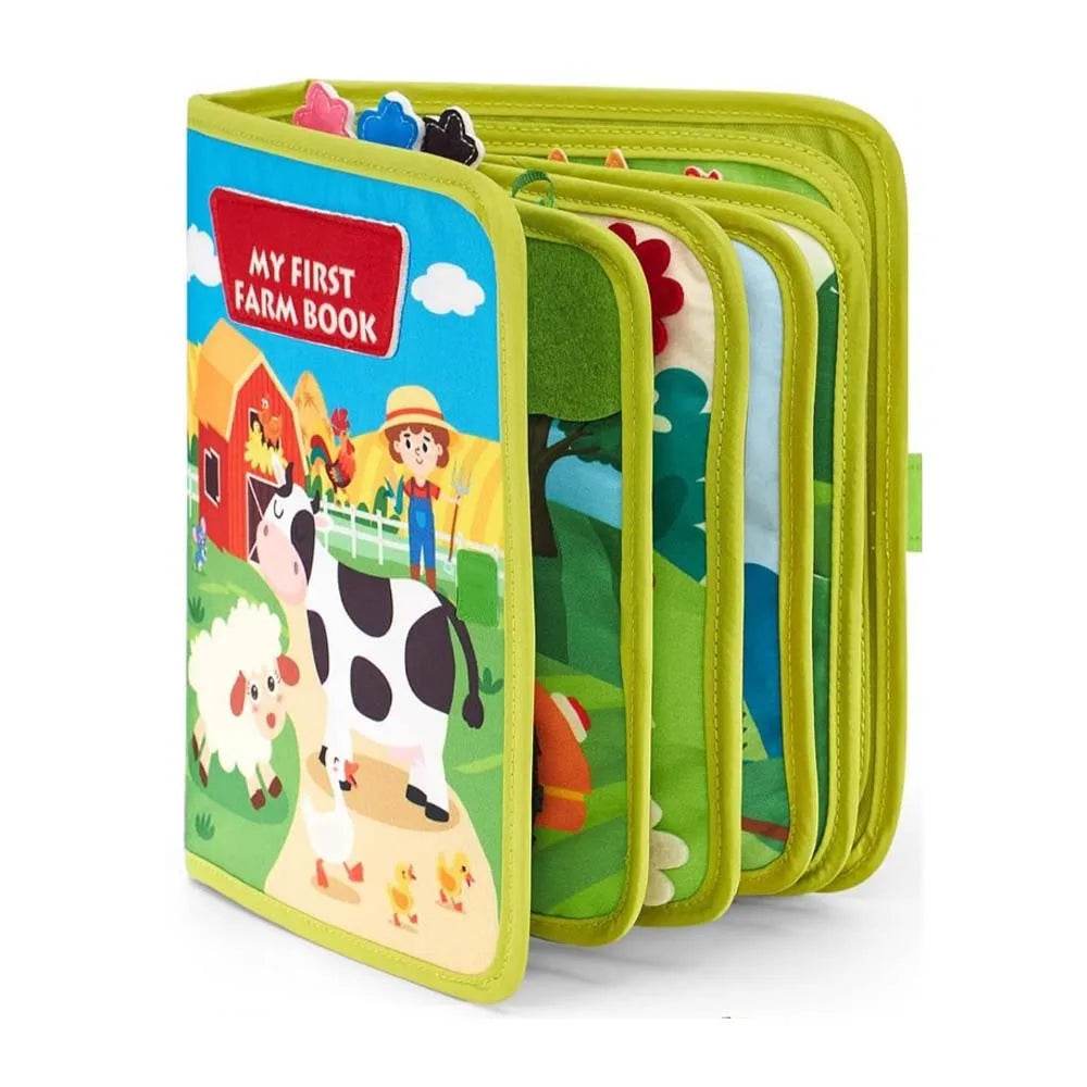 Activity Busy Book Montessori Educational Learning Books For Toddler Busy Board Felt Sensory Toys with Life Skills Matching Toys - ToylandEU