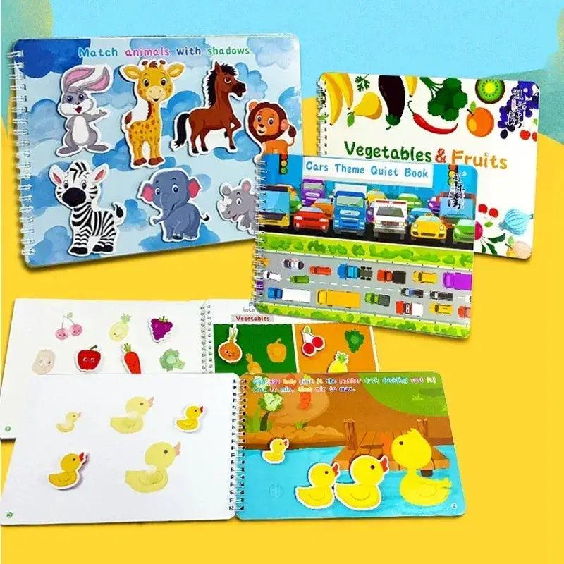 Montessori Busy Sticker Book 3D Farm Life Toy Kids -  ToylandEU™