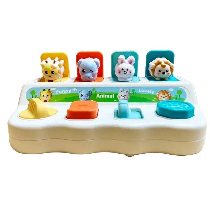 Montessori Button Box Peekaboo Interactive Toy For Babies - ToylandEU