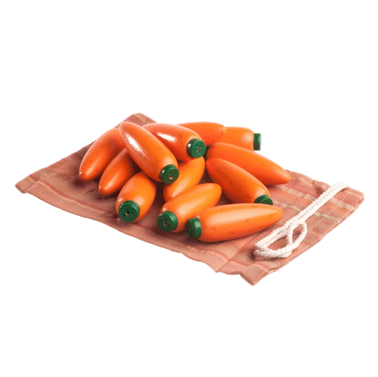 Montessori Carrot Counters Set of 12 for Counting Skills - ToylandEU