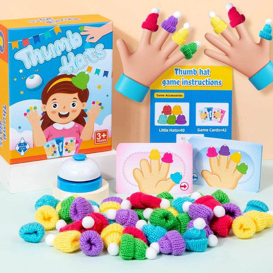 Children Finger Cap Colors Matching Montessori Games for Cognitive Thinking and Sensory Educational Toys - ToylandEU