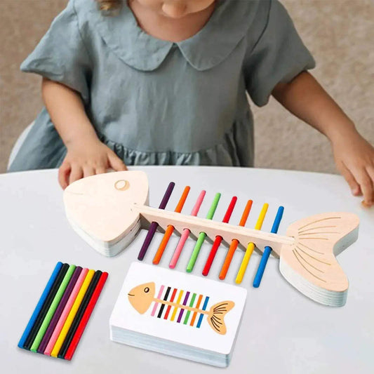  Montessori Color Matching Wooden Toy For Hand Eye -  ToylandEU™