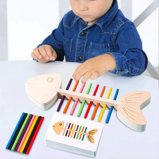  Montessori Color Matching Wooden Toy For Hand Eye -  ToylandEU™