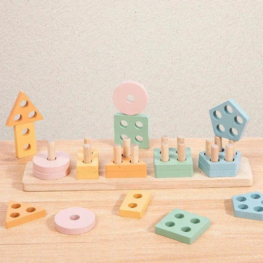  Montessori Color Sorting Stacking Toy Fine Motor -  ToylandEU™