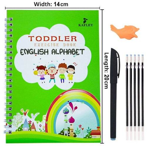 Bilingual Montessori Copybooks & Pen Set: Eco-Friendly Learning Fun! - ToylandEU