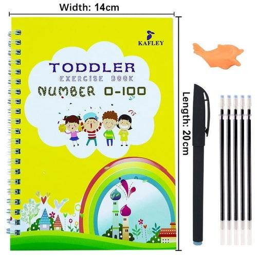 Bilingual Montessori Copybooks & Pen Set: Eco-Friendly Learning Fun! - ToylandEU