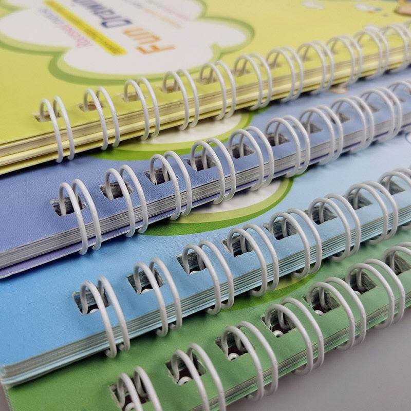 Bilingual Montessori Copybooks & Pen Set: Eco-Friendly Learning Fun! - ToylandEU