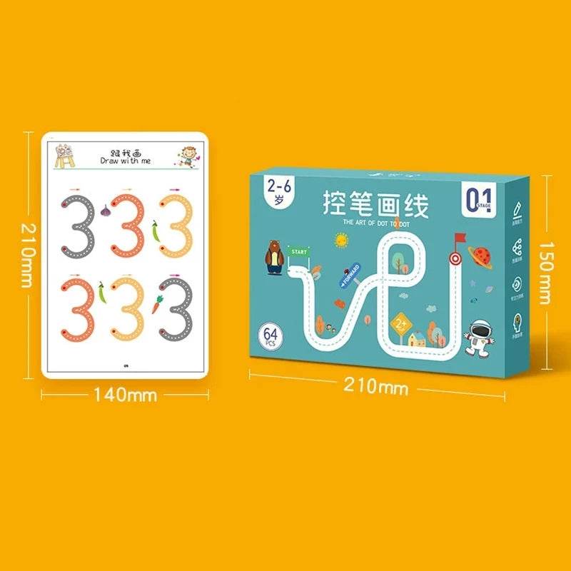 Montessori Creative Drawing Set for Kids – Fun Learning Toy for 3-6 Years - ToylandEU