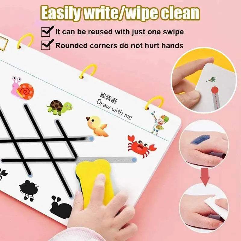  Montessori Educational Drawing Toy Set for Kids: Includes Pen Control,  -  ToylandEU™