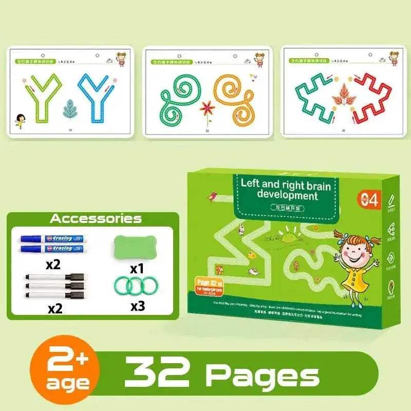  Montessori Educational Drawing Toy Set for Kids: Includes Pen Control,  -  ToylandEU™