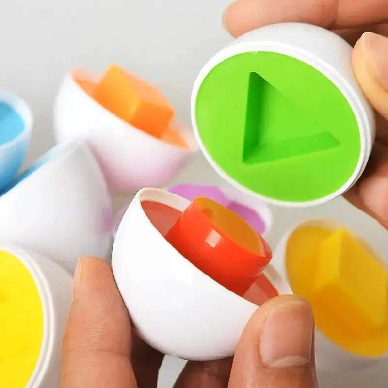 Montessori Educational Egg Shape Sorter Puzzle For Baby Development - ToylandEU